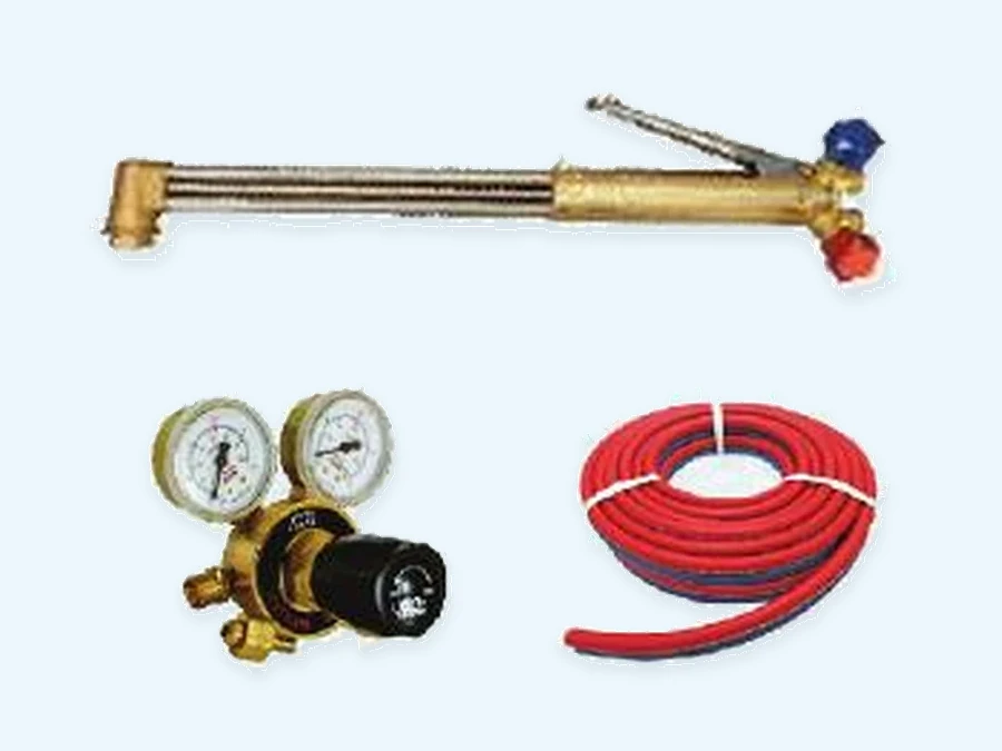 Acetylene & Oxygen Series range: Heavy Duty Cutting Torch, Oxygen Regulator, Twin Air Hose 1/4 inch