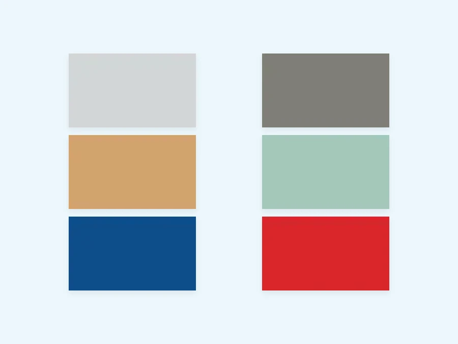 ACP colour samples from the existing Onederbond catalogue