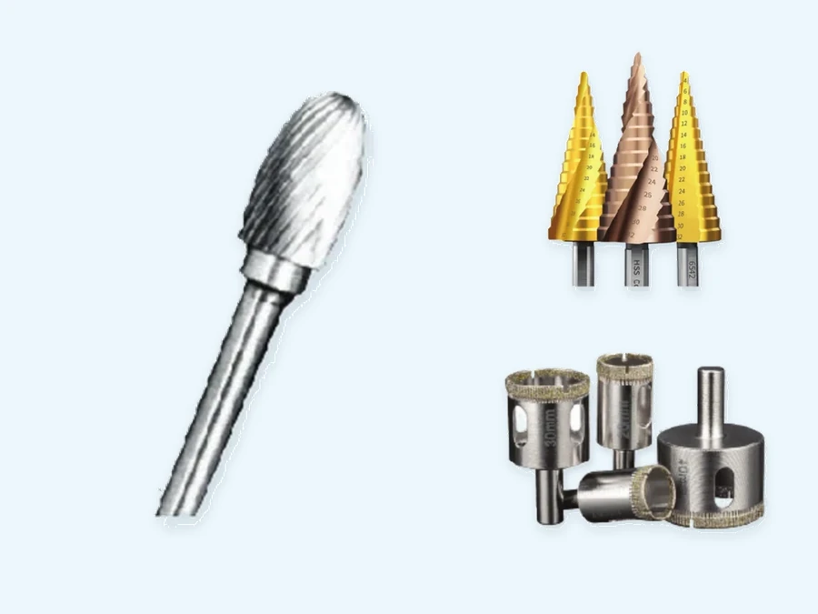 Diamond Cut Brush range: Diamond Cut Brush EX1220 M06 (7), Step Drill, Diamond Hole Saw