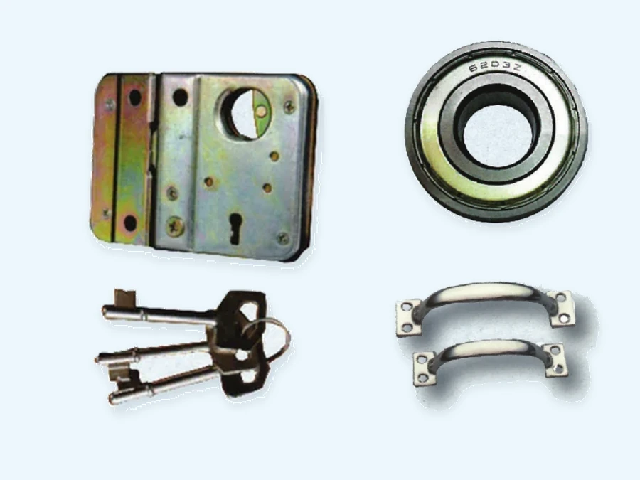 Swinging Metal Gate range: Gate Lock, 6203 Bearing (Cover), Aluminium Handle